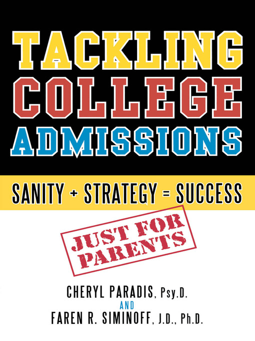Title details for Tackling College Admissions by Cheryl Paradis - Available